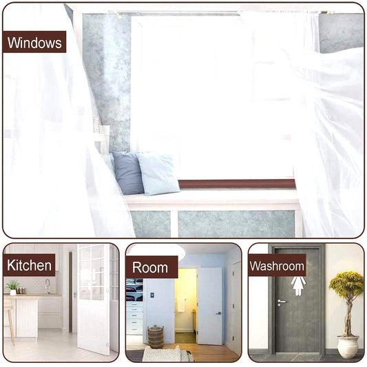 1752 Twin Door Draft Stopperguard Protector For Doors And Windows Default Title - Anthro Bazaar