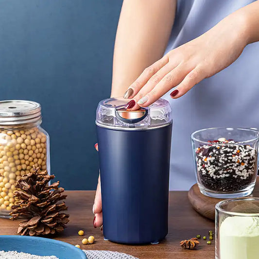 5324 Mini Mixer Small Blander Power Full Mini Grinder Electric Coffee Bean Grinder Grinder Machine Portable Grinder For Home And Office. Default Title - Anthro Bazaar