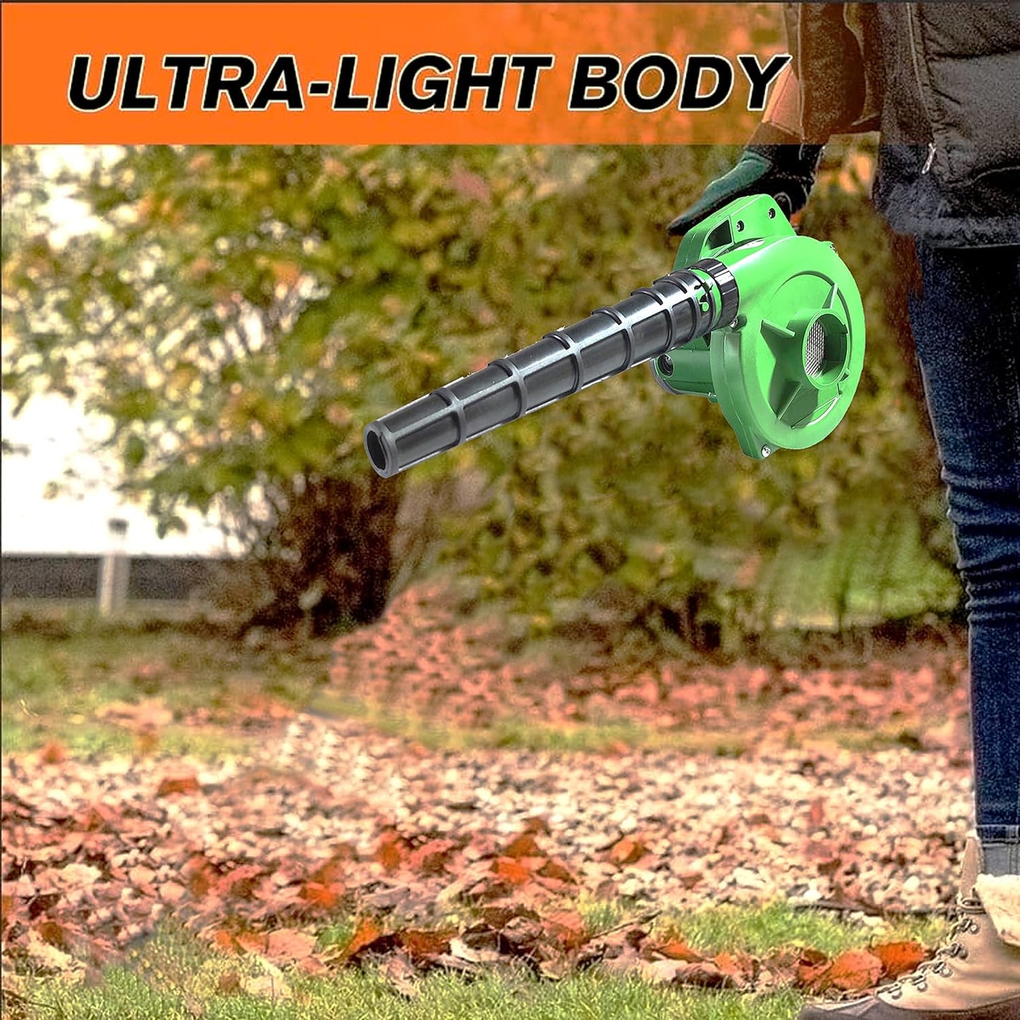 13,000 RPM Portable Dust & Leaf Cleaner | Multipurpose Blower for Home, Car, PC & Garden