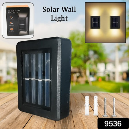 Solar Wall Fence Lights – Dual LED Up & Down Outdoor Waterproof Garden & Porch Lamp