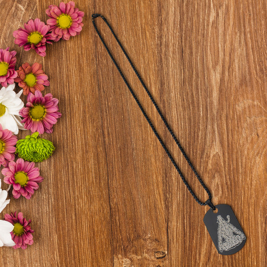 Mahadev Locket With Chain (1 Pc) Default Title - Anthro Bazaar