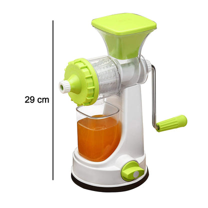 8103 Ganesh Kitchenware Plastic Hand Juicer New Smart Fruit Vegetable Multipurpose Juicer (Colorrandom Greenblueredorange) ( Colors May Vary ) (Multicolor Pack Of 1) Default Title - Anthro Bazaar