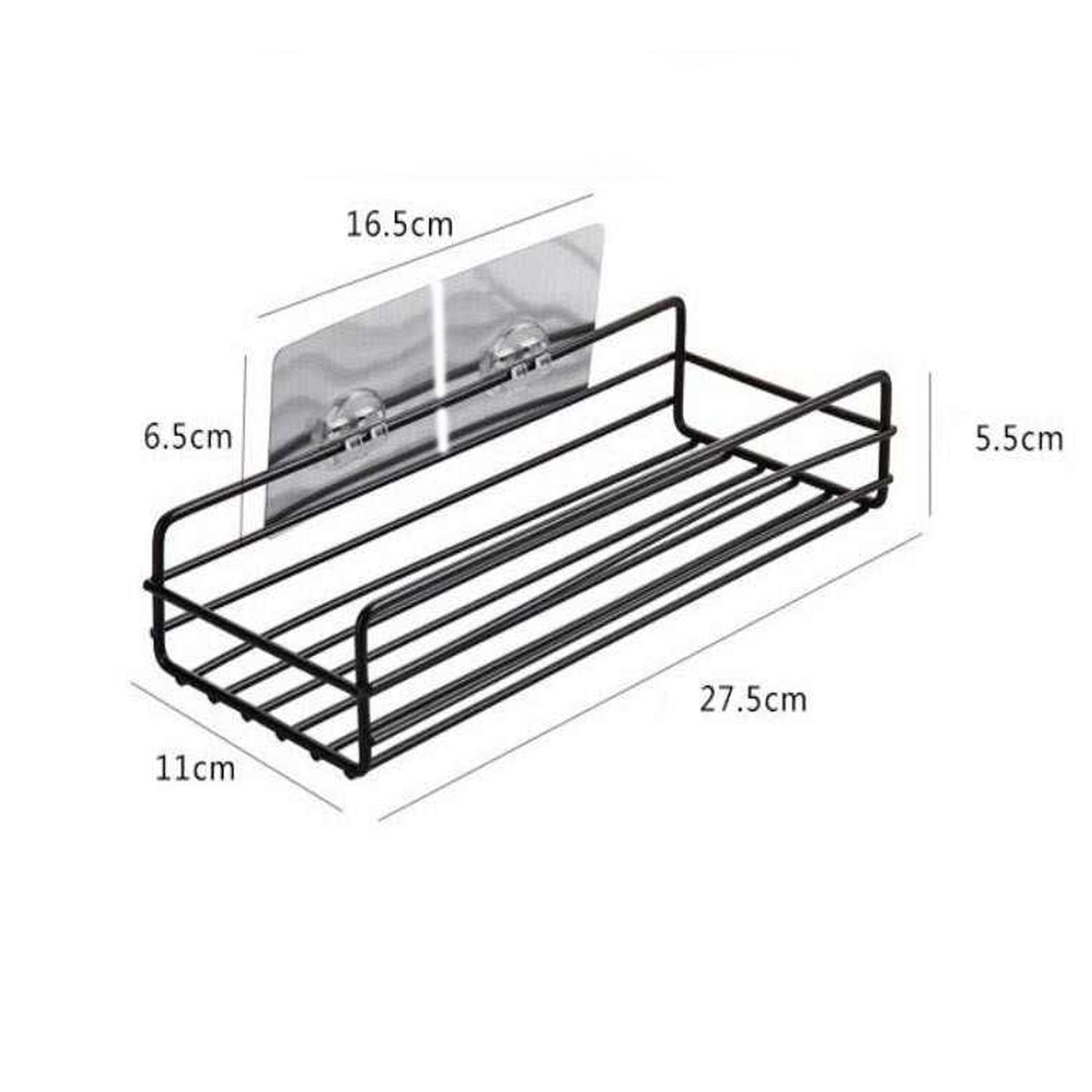 1764 Multipurpose Wall Mount Metal Bathroom Shelf And Rack For Home And Kitchen. Default Title - Anthro Bazaar