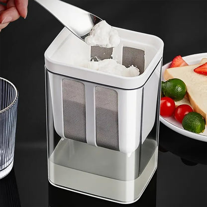 2 In 1 Multifunctional Yogurt Strainer With Storage Container 1100 Ml (1 Set) Default Title - Anthro Bazaar