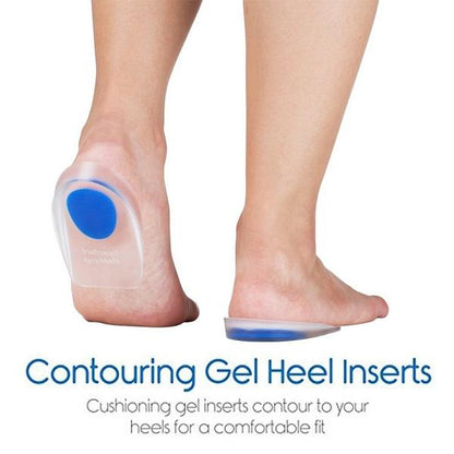 1413 Gel Heel Cups Silicon Heel Pad For Heel Ankle Pain Default Title - Anthro Bazaar