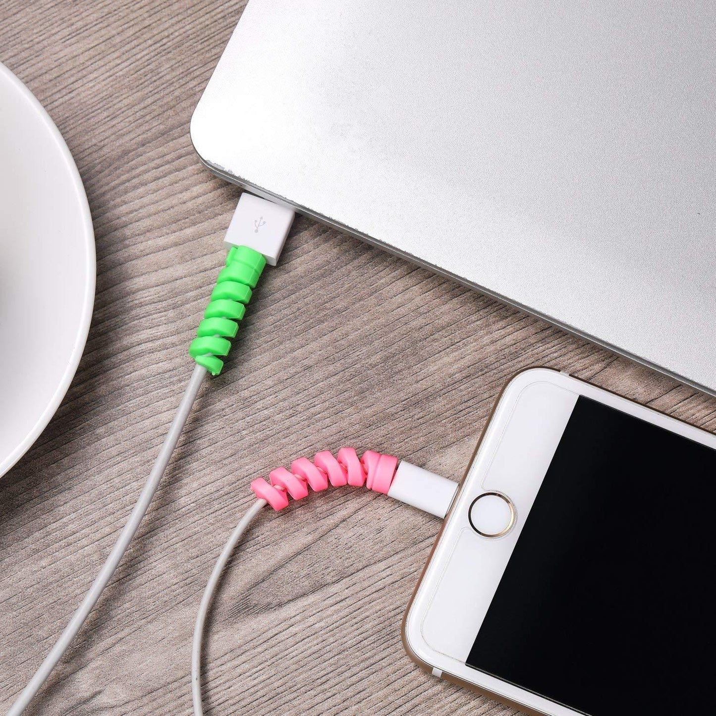 Spiral Charger Cable Protector – Save Your Cables, Save Your Money