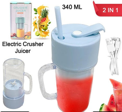 6-Blade Mini Travel Juicer Mixer for Shakes, Baby Food & Fresh Juice