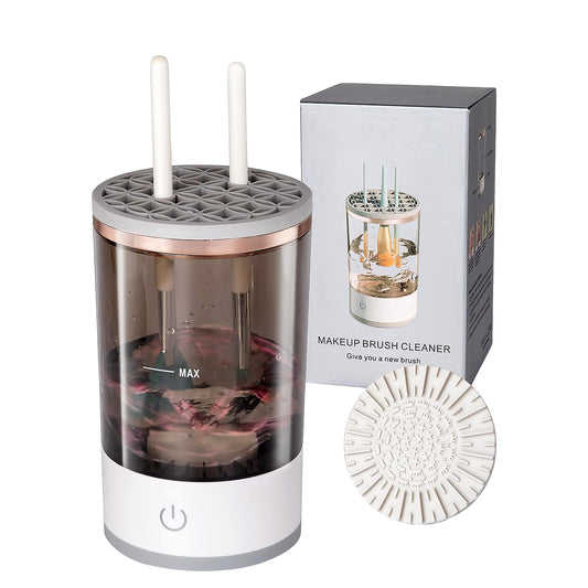 12987 Automatic Makeup Brush Cleaner Fast Electric Brush Cleaner Hand Free Machine Super Clean Brush Washer Brushes Organizer Tool (1 Pc) Default Title - Anthro Bazaar