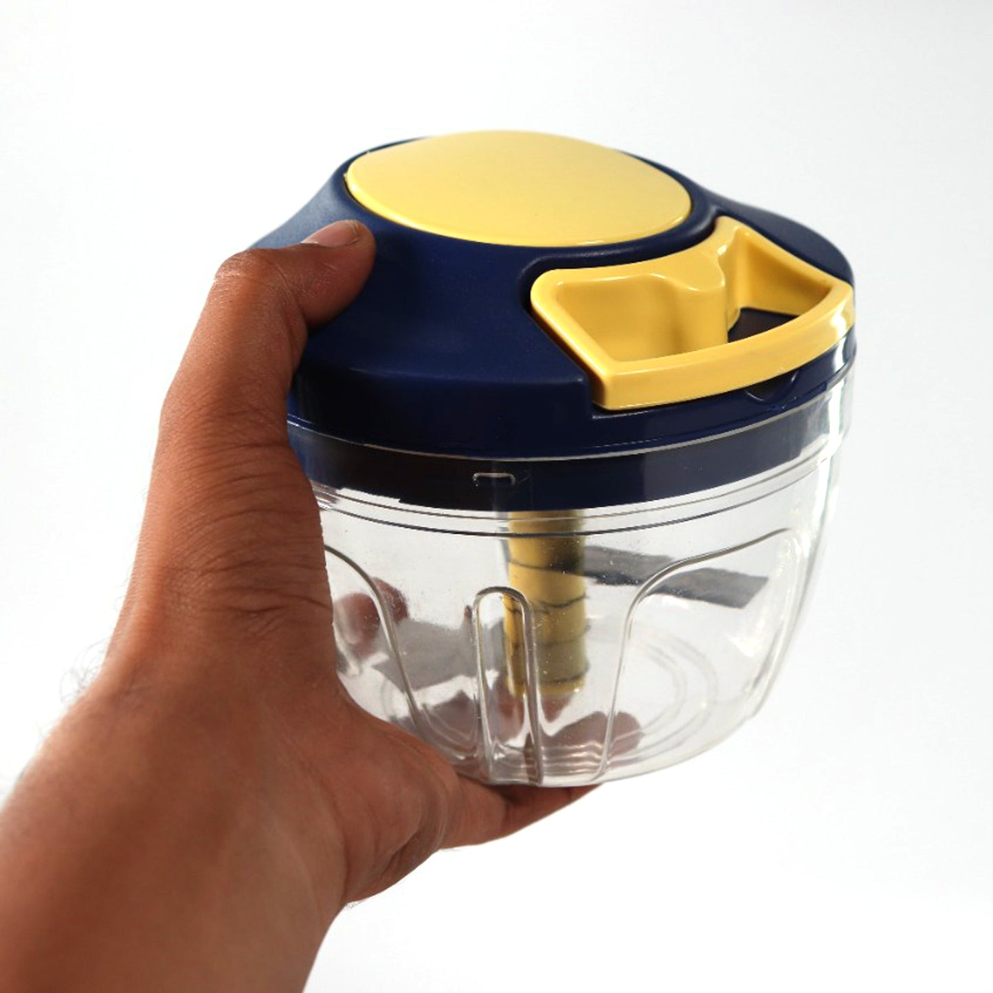 Vegetable & Fruit Chopper 650ml | 4-Blade Manual Kitchen Chopper