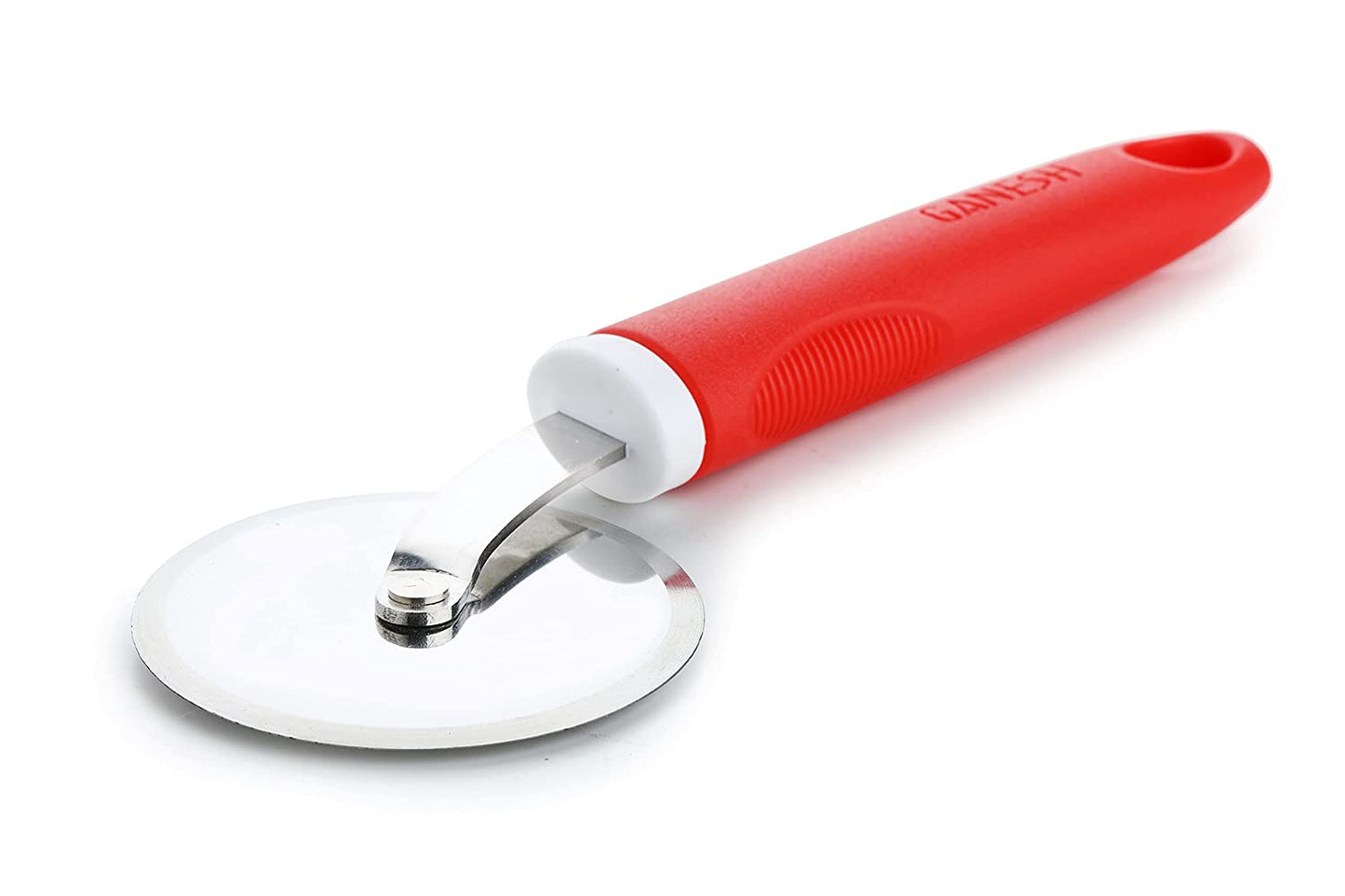 8707 Ganesh Ganesh Pizza Pastry Cutter Wheel Pizza Cutter (Stainless Steel) Default Title - Anthro Bazaar