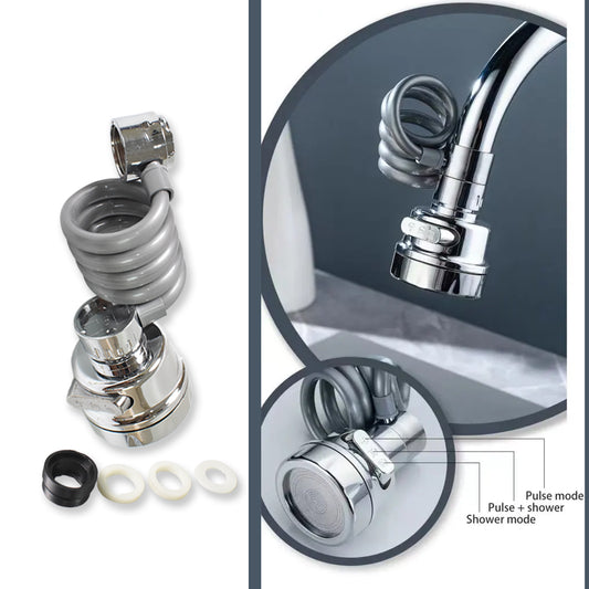 Flexible Faucet Extender – Splash-Free, 360° Rotatable Design