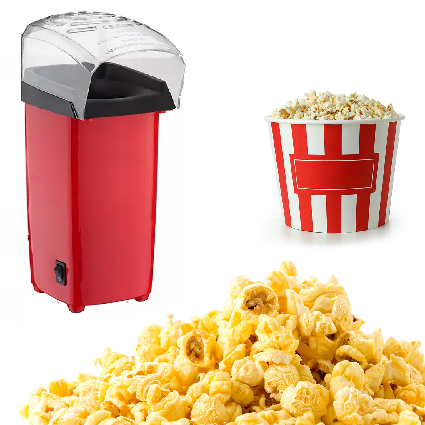 Popcorn Maker Machine Electric Snack Maker