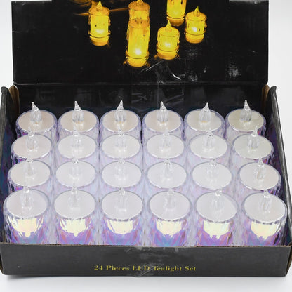 MeltGlow™ 24 Pc LED Flameless Candles