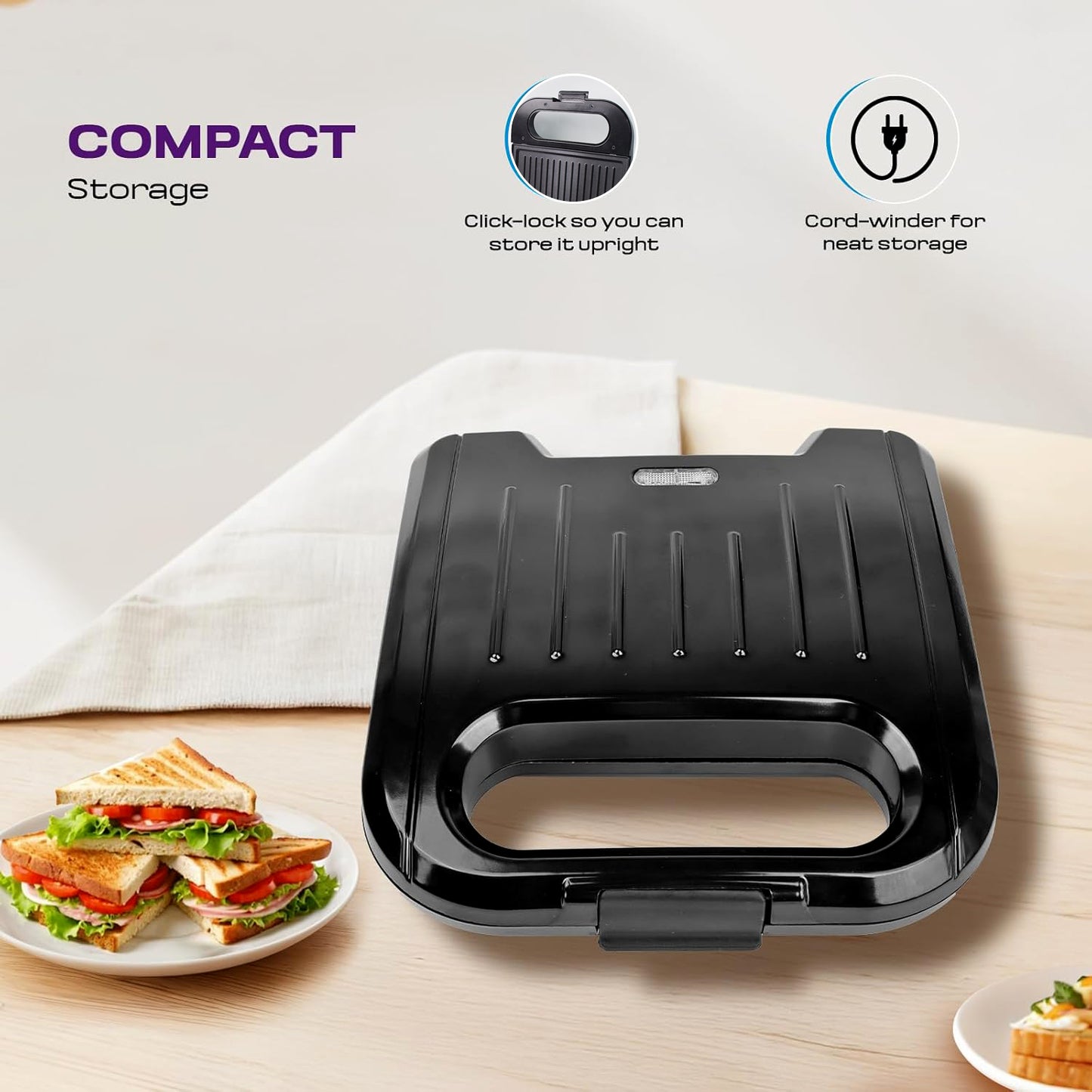 Orbit Sandwich Toaster Maker (800W)