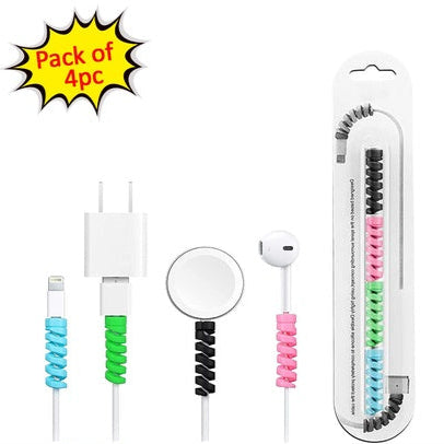 Spiral Charger Cable Protector – Save Your Cables, Save Your Money