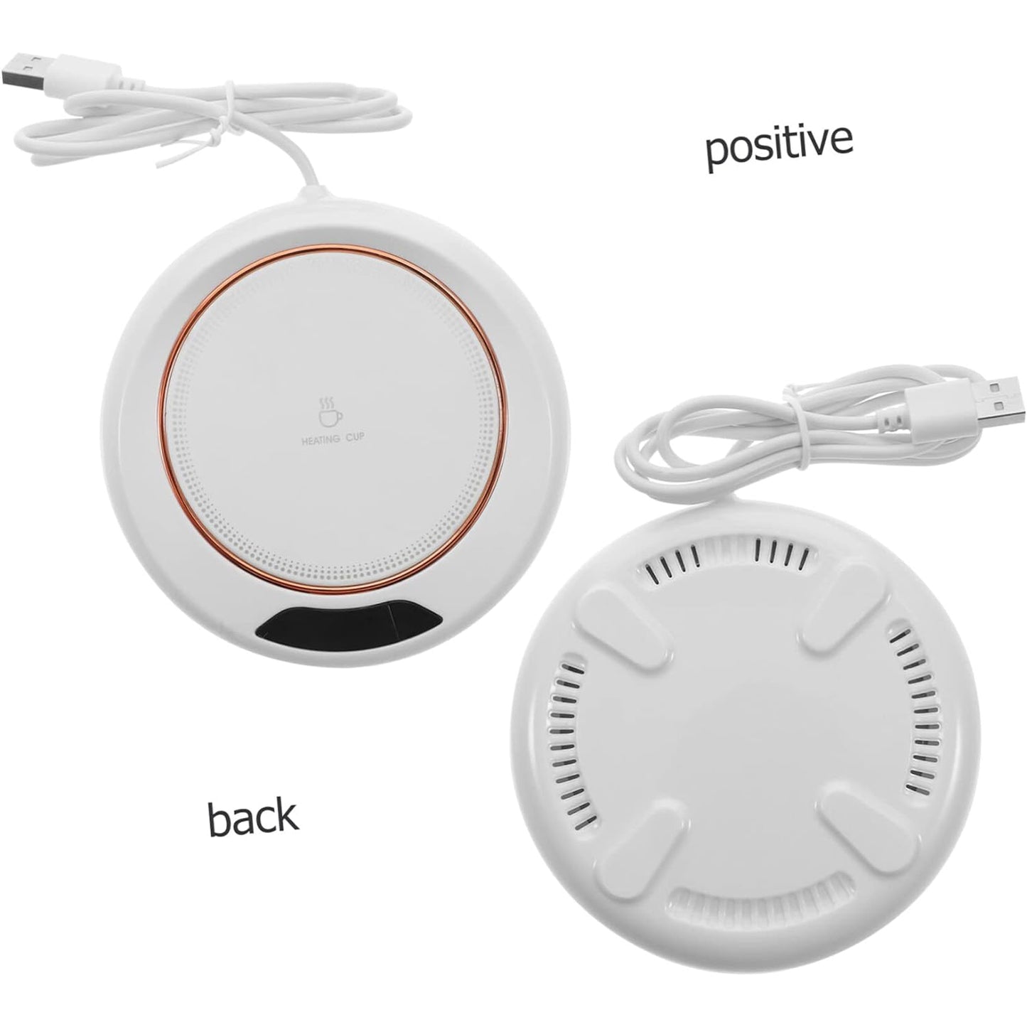 Portable Heated Coaster for Desk, Home & Travel (1 Pc)