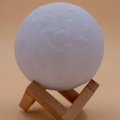 2-in-1 LED Moon Lamp &amp; Aroma Diffuser – 3D Printed Night Light Humidifier