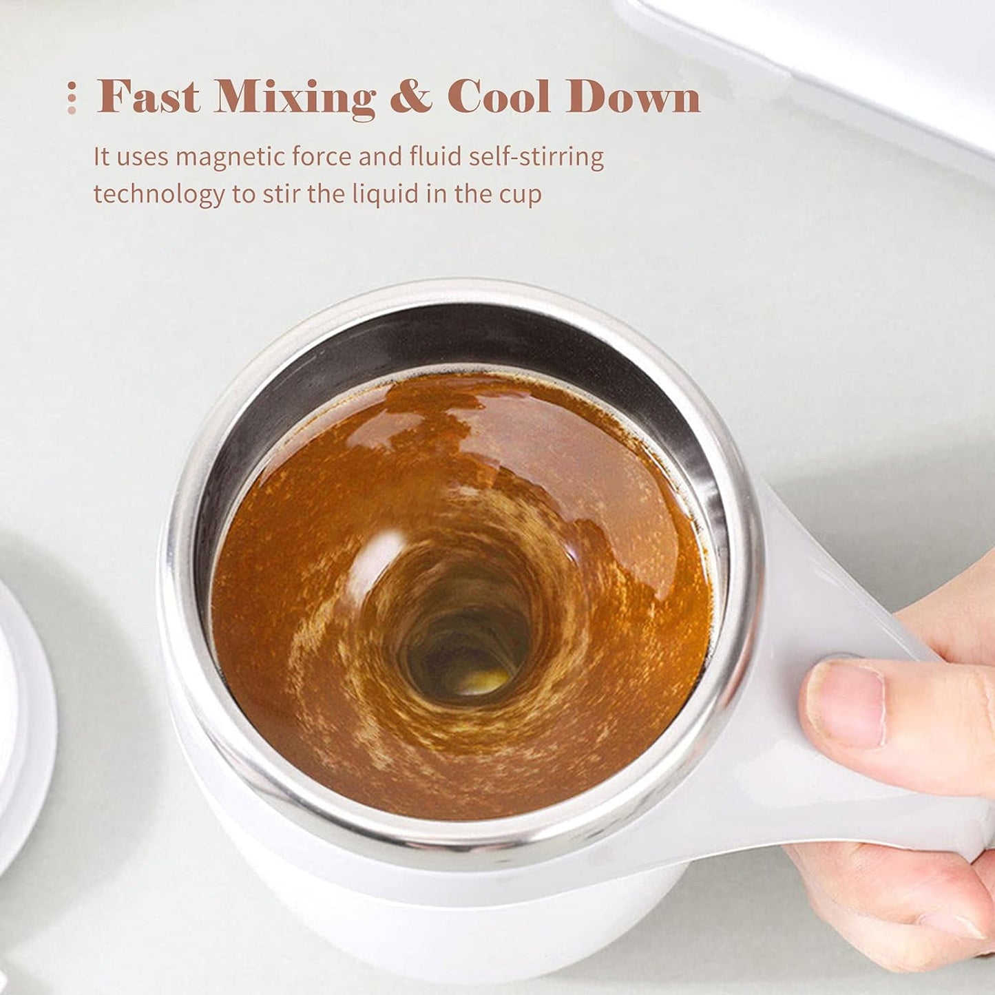 Magnetic Stirring Coffee Cup Default Title - Anthro Bazaar