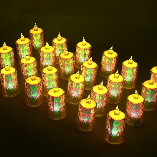 MeltGlow™ 24 Pc LED Flameless Candles
