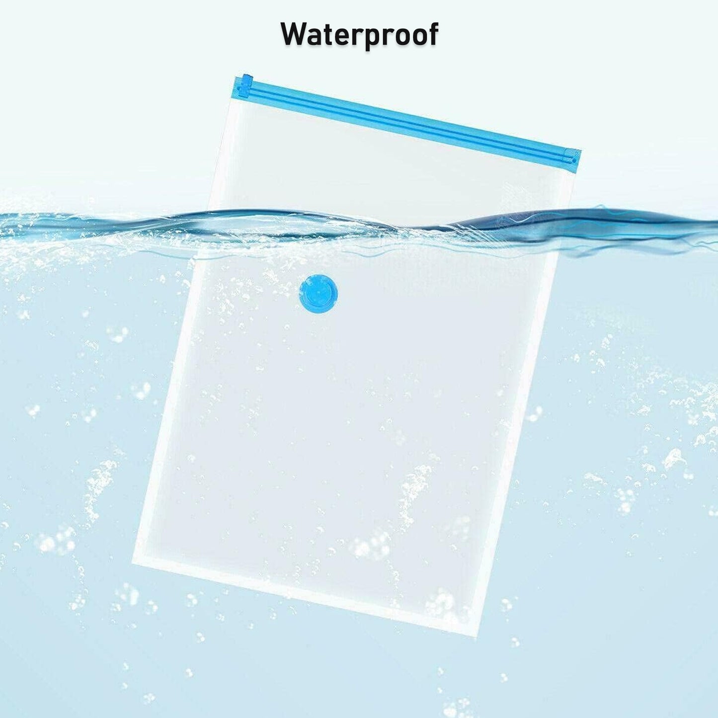 17826 Vacuum Storage Bags With Suction Pump Shirt Clips - Vacuum Bags - Big Capacity Vacuum Seal Bags For Travel Clothes Blankets Pillows Compression Bags Space Saver Vacuum Storage Bags (5 Pcs Set) Default Title - Anthro Bazaar