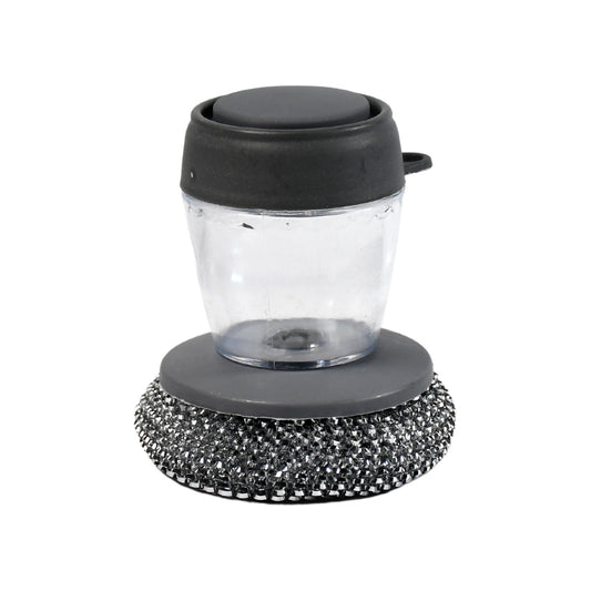 4921 Soap Dispensing Palm Brush Washing Liquid Dish Brush Soap Pot Utensils With Dispenser Cleaning Default Title - Anthro Bazaar