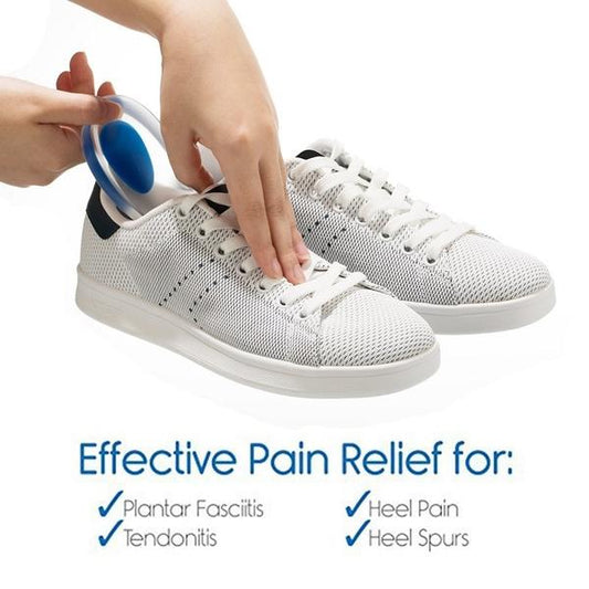 1413 Gel Heel Cups Silicon Heel Pad For Heel Ankle Pain Default Title - Anthro Bazaar