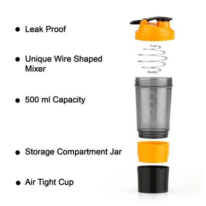4857 Gym Shaker Bottle Shakers For Protein Shake Default Title - Anthro Bazaar