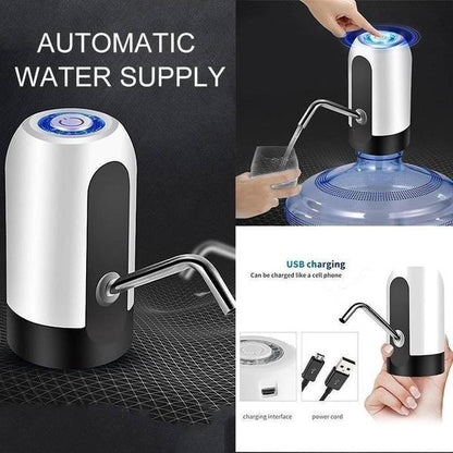 2293 Automatic Drinking Cooler Usb Charging Portable Pump Dispenser Default Title - Anthro Bazaar