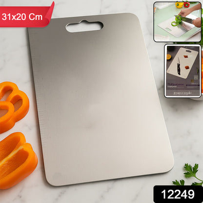 Stainless Steel Vegetable Fruit Cutting Chopping Board (3120 Cm 1 Pc) Default Title - Anthro Bazaar