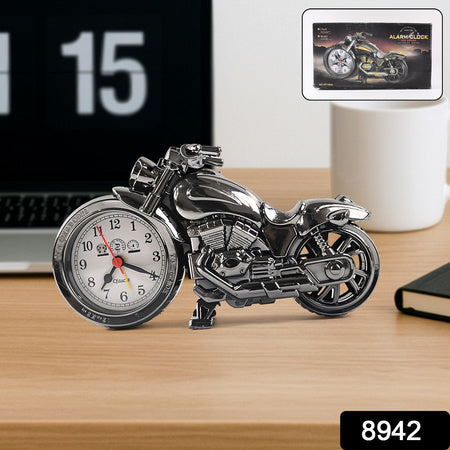 Motorcycle Alarm Clock Motor Table Clock For Home Decor (1 Pc) Default Title - Anthro Bazaar