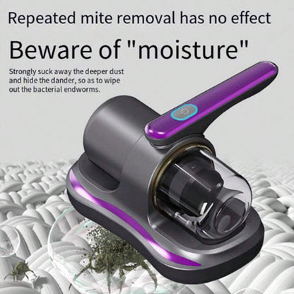 0227 Powerful Suction Portable Handheld Vacuum Cleaner - Low Noise Vacuum Cleaner For Bed - Cordless Vacuum Cleaner For Car Seat Crevices Pillows Mattresses Sofas Wireless Anti Dust And Mite Cleaner Default Title - Anthro Bazaar