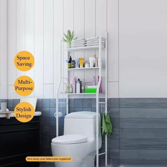 Multi-Layer Toilet Storage Rack - Space-Saving Organizer for Wash Basin & Laundry Room
