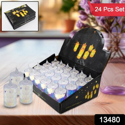 MeltGlow™ 24 Pc LED Flameless Candles