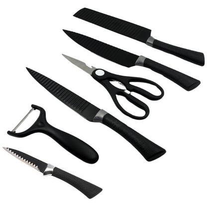 Professional Kitchen Knife Set (Stainless Steel  6 Pcs Set)