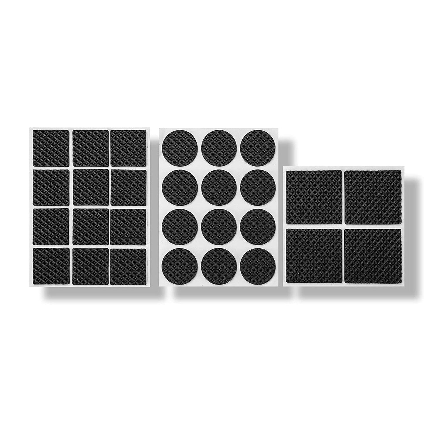 28 Pc Rubber Furniture Pads - Non Slip Furniture Noise Insulation Pads